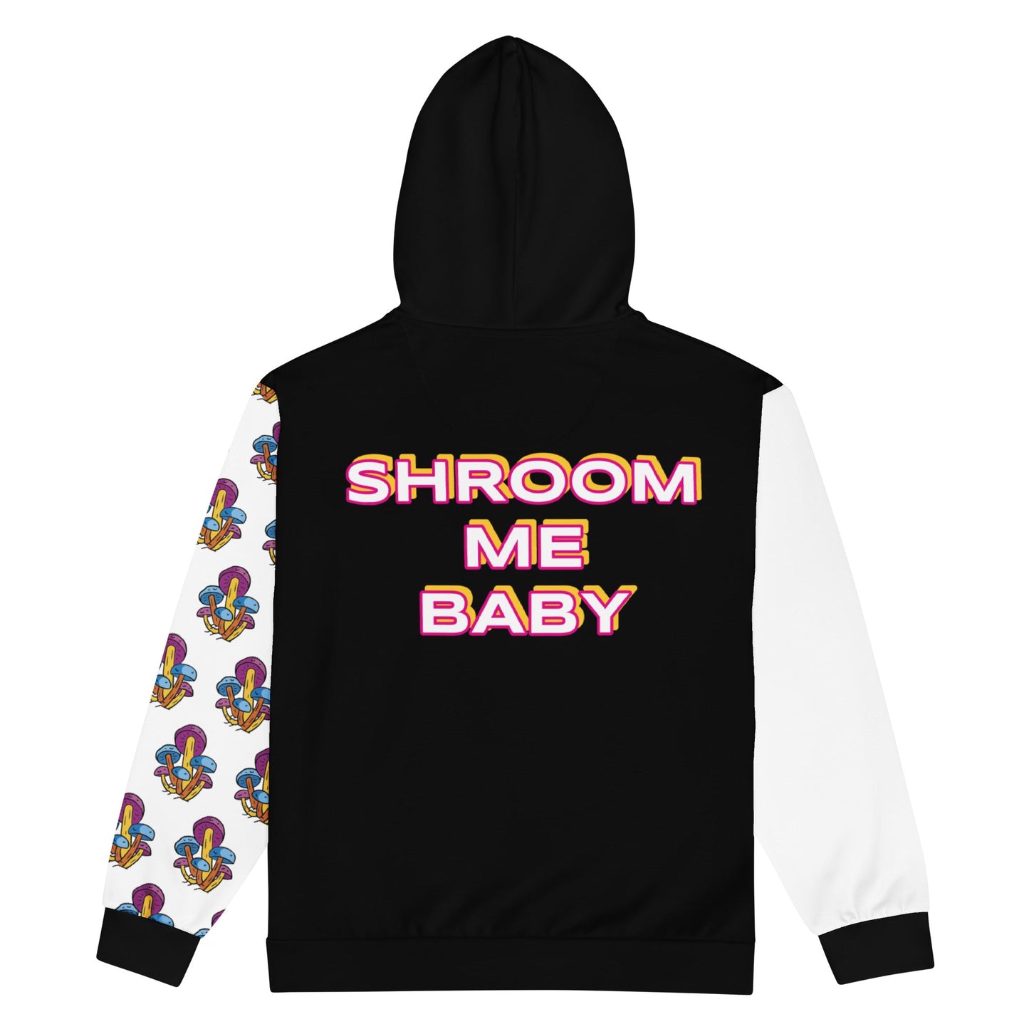 Shroom Me Baby Unisex Zip Hoodie, Gender Neutral Adult Hoodie, Women,Men, Psychedelic Fungi Mushroom Clothing , Festival Attire T LLC