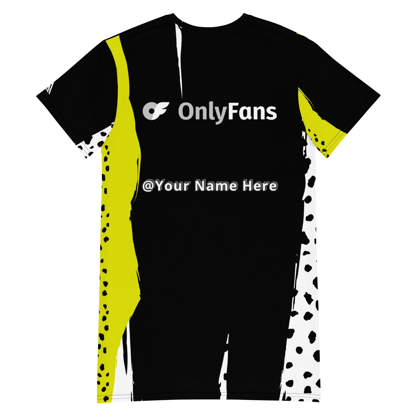 Slip into Sensuality Onlyfans Custom Personalized Name T-shirt dress Attire T LLC