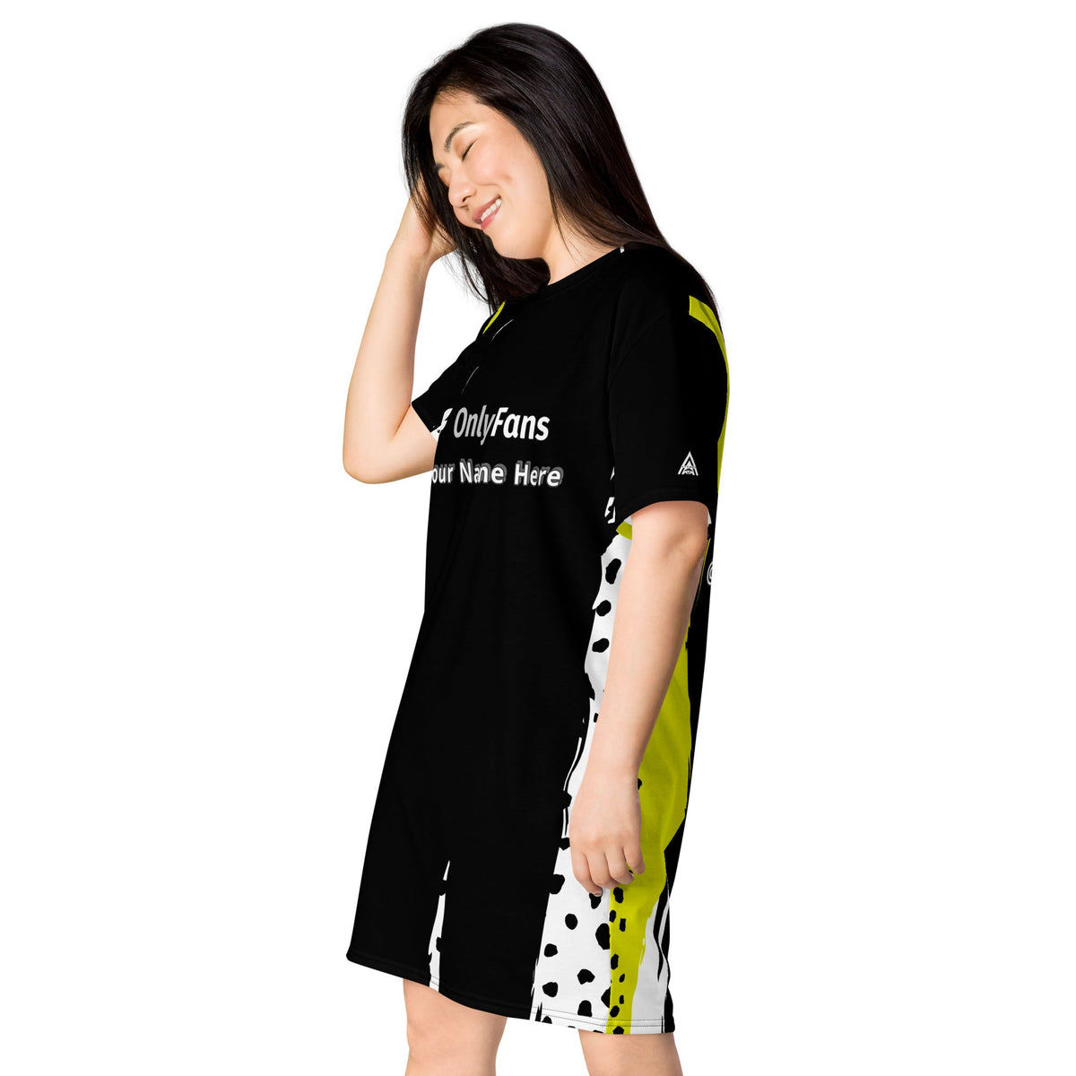 Slip Into Sensuality Personalized OnlyFans T-Shirt Dress by ATTIRET