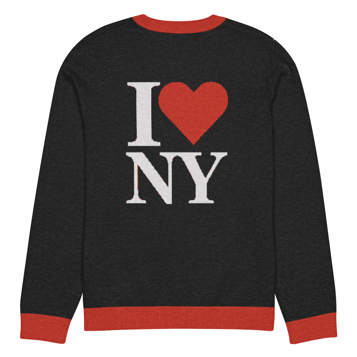 I Heart NY Knitted Crewneck Sweater — additional product view 2