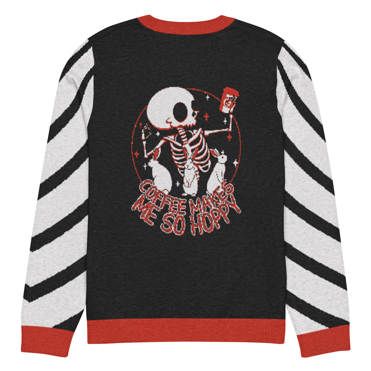 Coffee Makes Me So Hoppy Knitted Sweater — additional product view 2