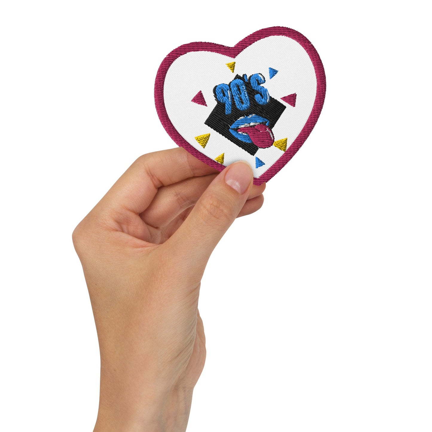Get Ready to Patch Up the '90s! – That 90's Vibe Heart Shape Embroidered Patch Attire T LLC