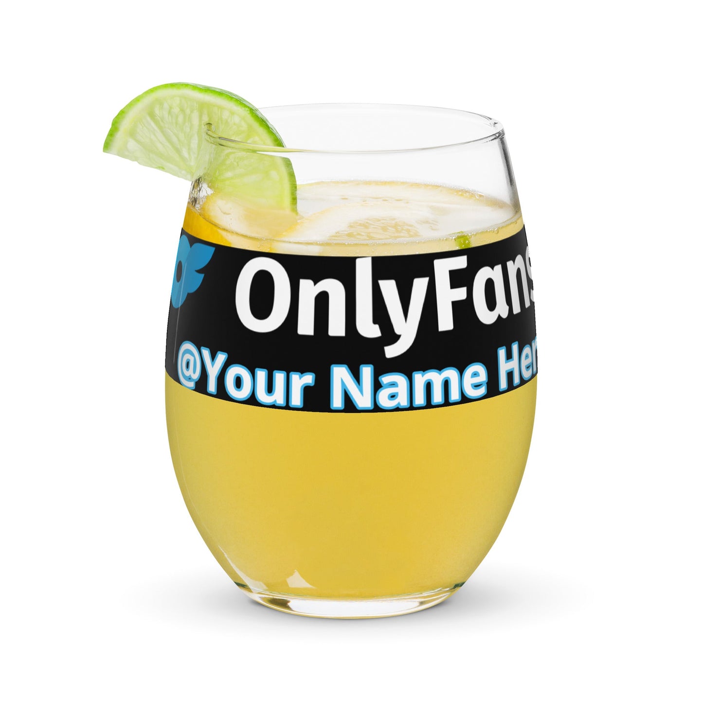 Onlyfans Sip and Tease Personalized Custom Stemless wine glass | Alcohol beverage drink cup | Summer glassware | Luxury Glass Cup | Tumblers | Vessel Attire T LLC