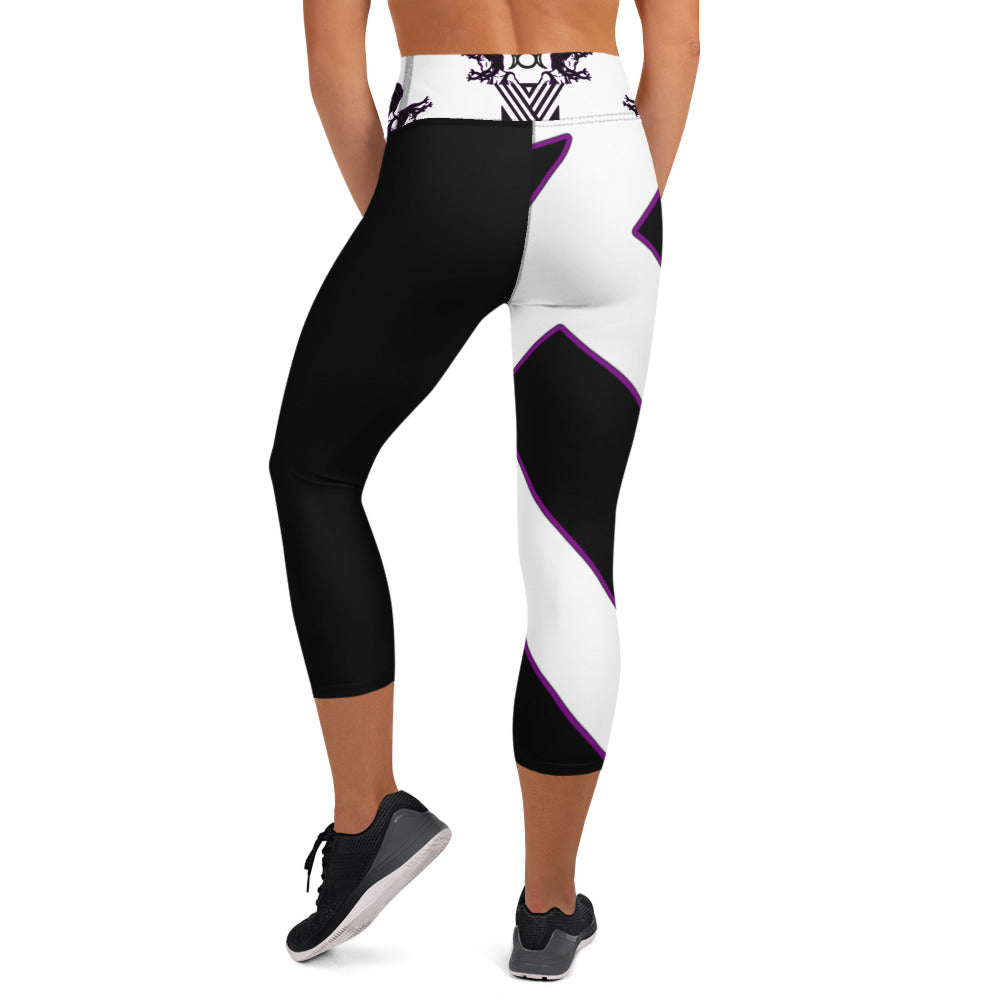 Medusa Energy Yoga Capri Leggings - Attire T LLC