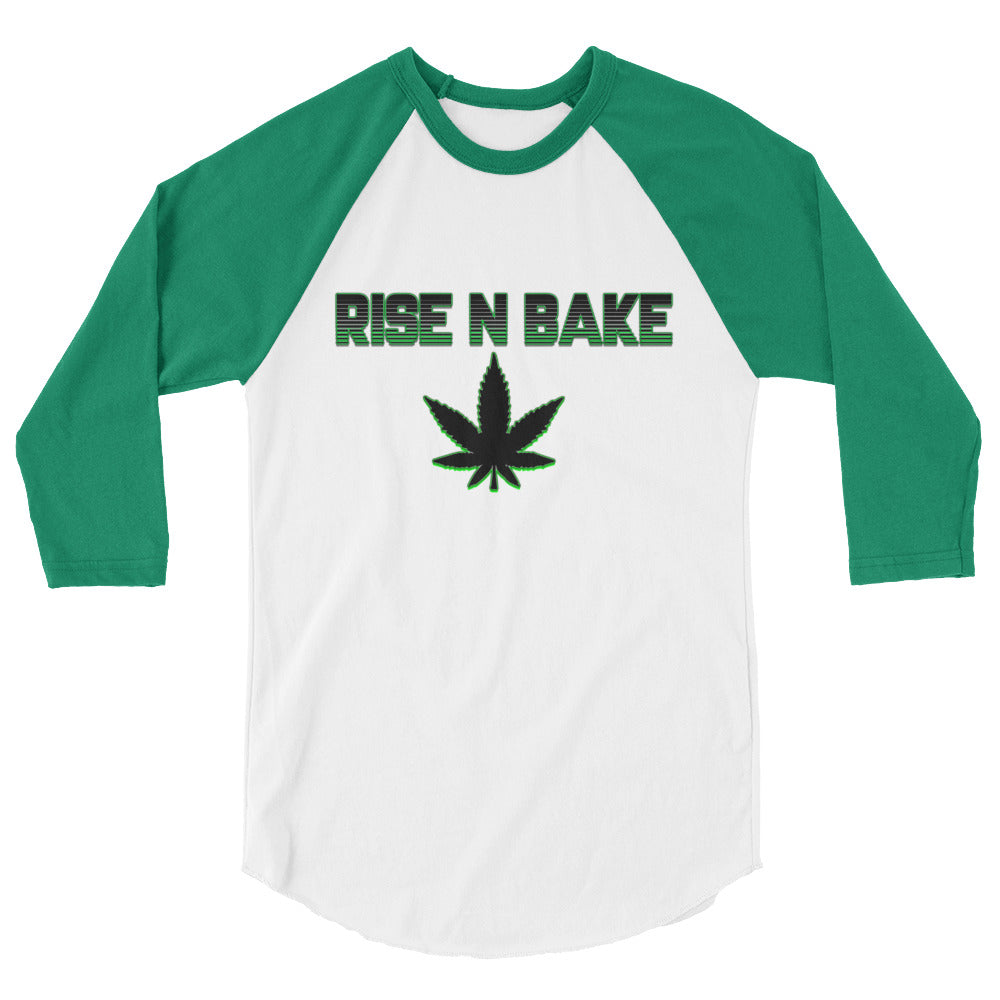 Rise N Bake 3/4 sleeve raglan shirt - Attire T