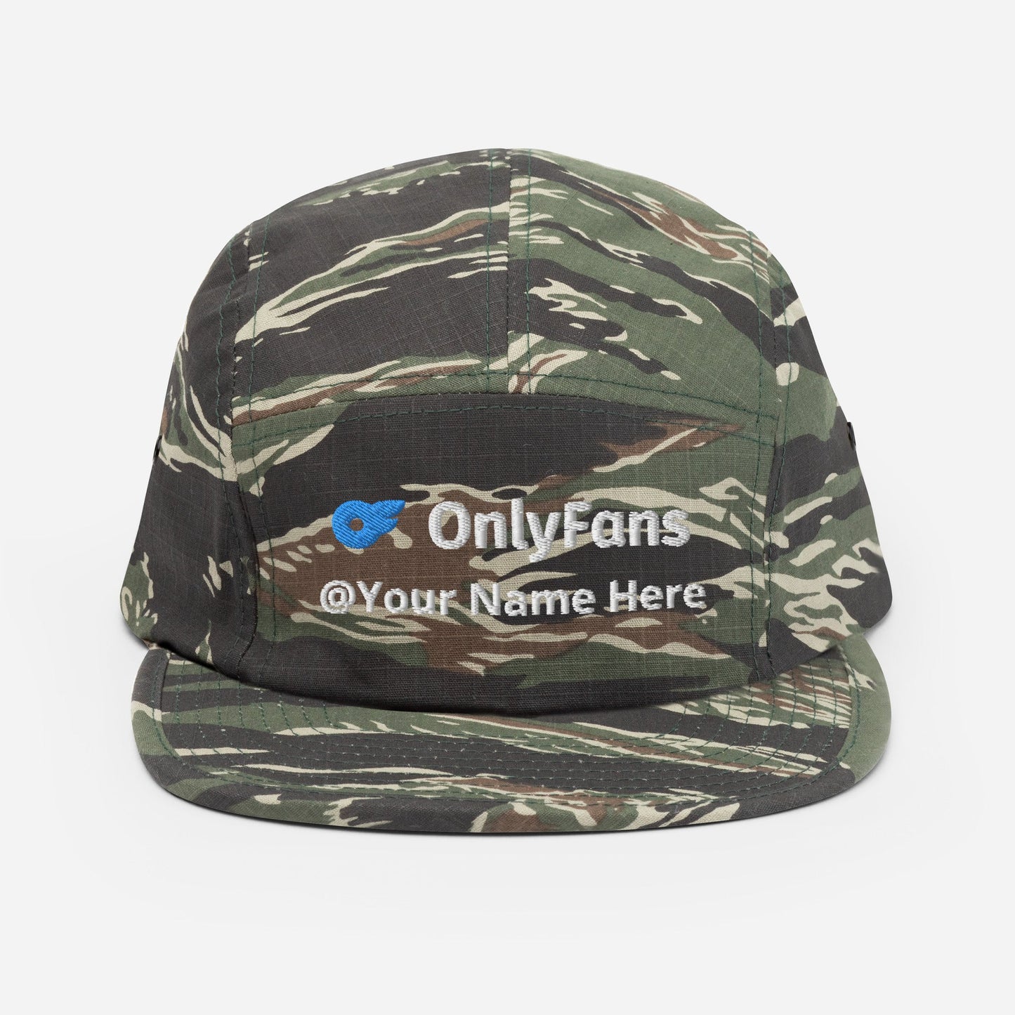 Onlyfans Custom Personalized Five Panel Cap 100% Cotton Hat | Stylish hat | Content Creator | Custom Gifts Attire T LLC