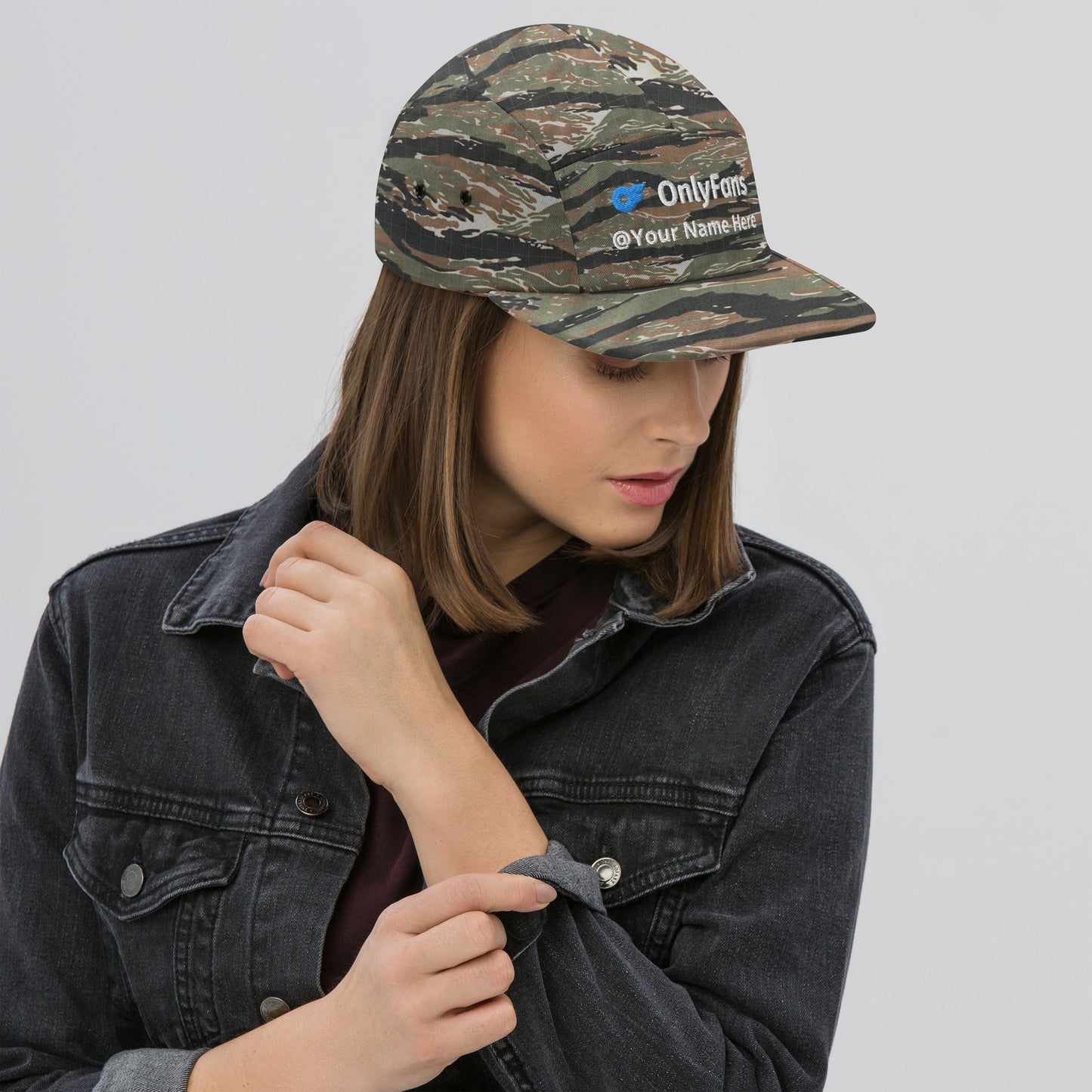 Onlyfans Custom Personalized Five Panel Cap 100% Cotton Hat | Stylish hat | Content Creator | Custom Gifts Attire T LLC