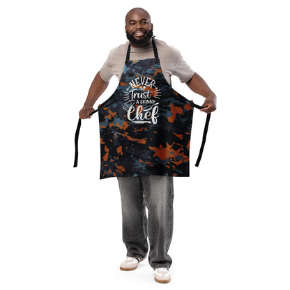 Never Trust a Skinny Chef apron, additional product view