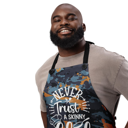 Never Trust a Skinny Chef apron, additional product view