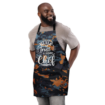 Never Trust a Skinny Chef apron