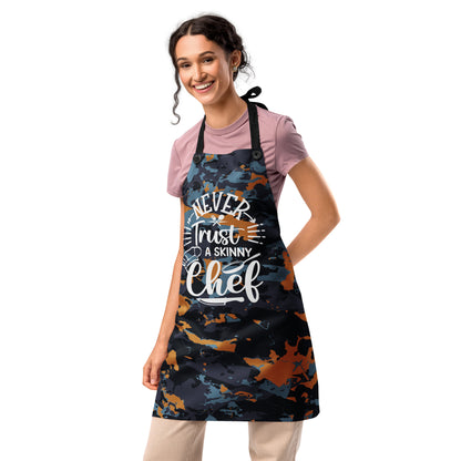 Never Trust a Skinny Chef apron, additional product view