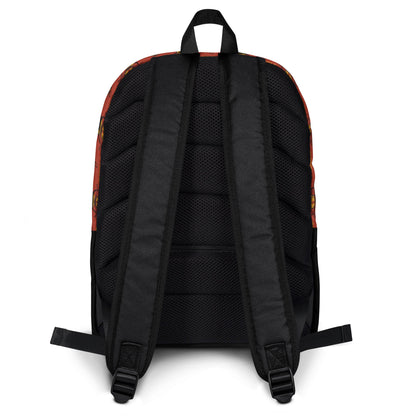 Personalized Camping Backpack back view by ATTIRET