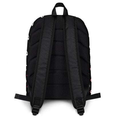 Sixth Sense Eyeball Backpack back view by ATTIRET