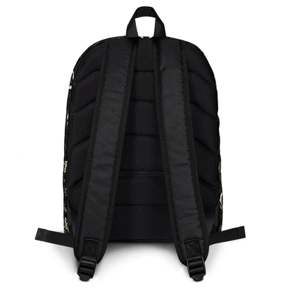 Mystic Serpent Sunbeam Backpack back view by ATTIRET