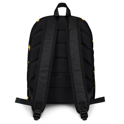 Celestial Conqueror Skullscape Backpack back view by ATTIRET