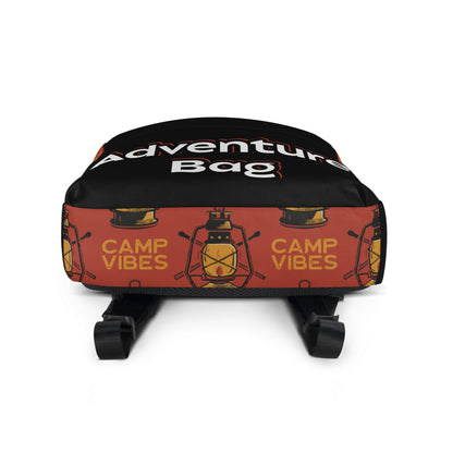 Personalized Camping Backpack bottom view by ATTIRET