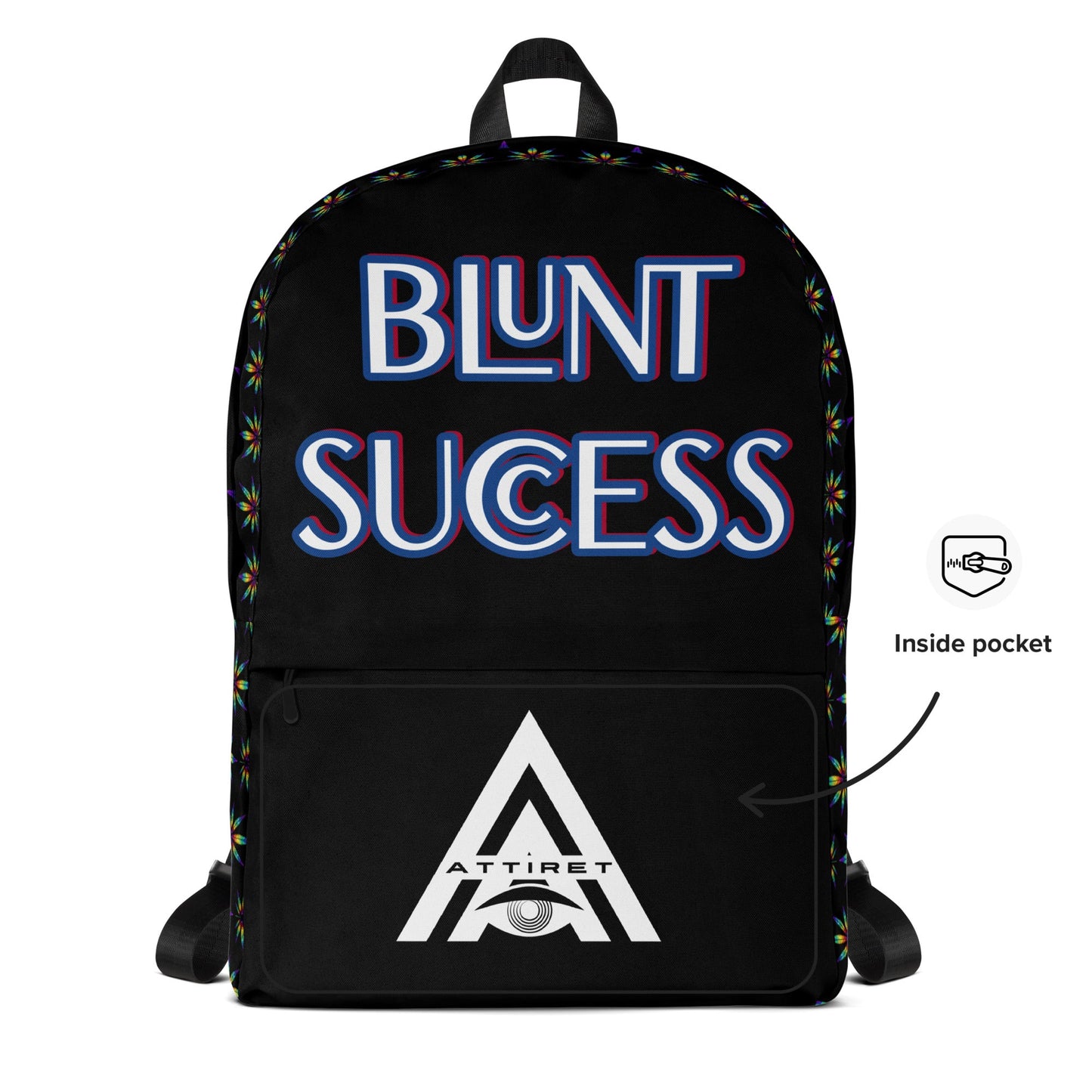 Blunt Success Custom Backpack | Weed 420 humor | Adult Smokers Humor | Bud | Cannabis | Marijuana Bag | Pot Lover Attire T LLC