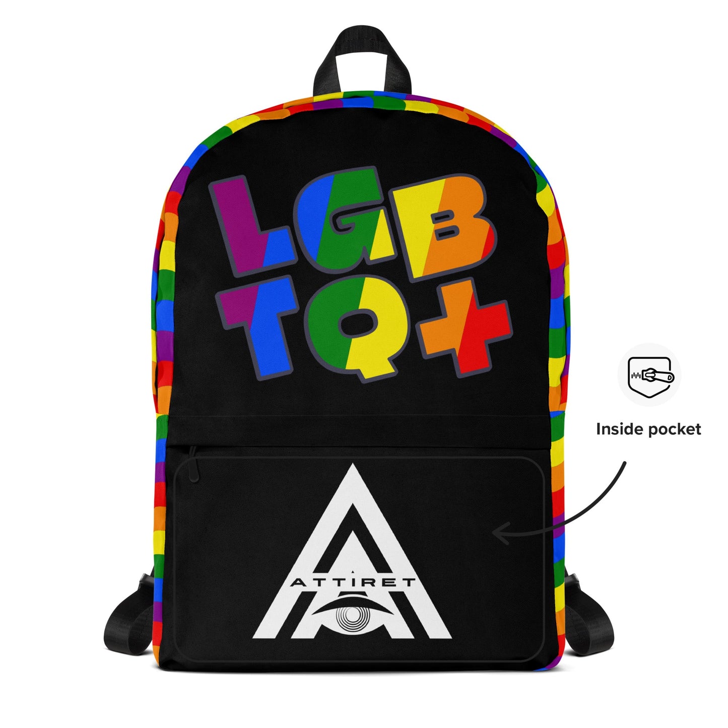 LGBT+ Queer, Yas Bitch Custom Luxury Backpack Attire T LLC