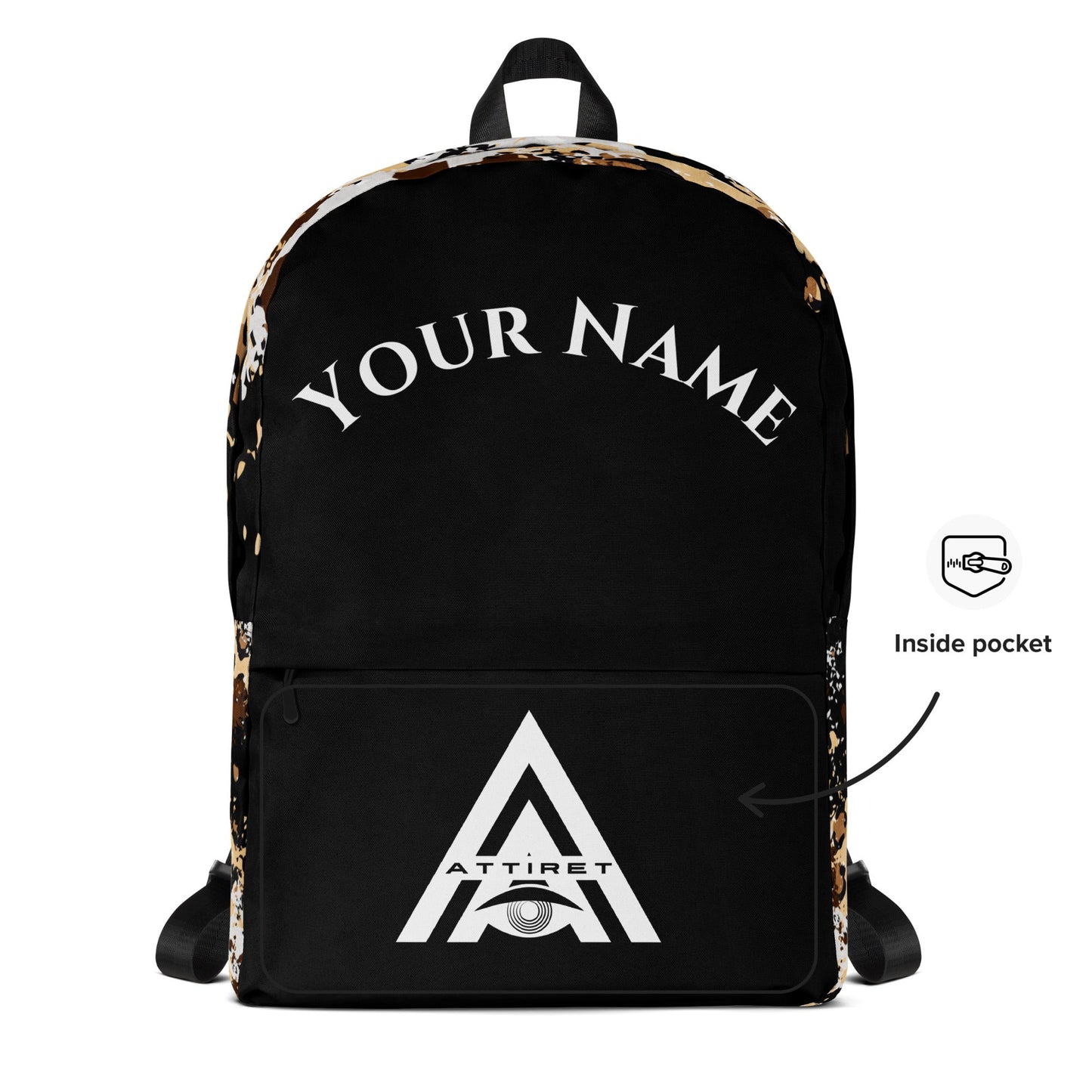 Unleash Your Inner Beast: Personalized Custom Roman Numeral Animal Print Backpack Attire T LLC