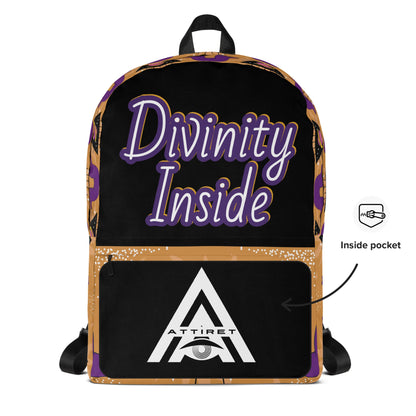 Divinity Inside Backpack alternate front view by ATTIRET