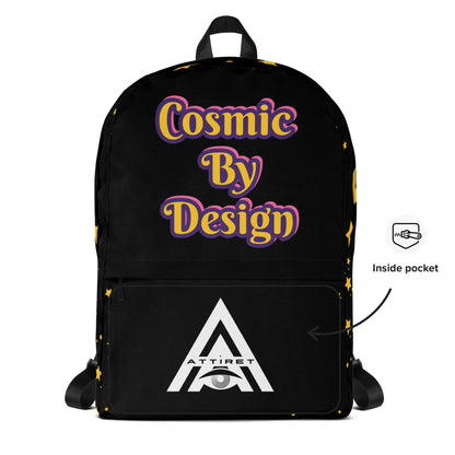 Celestial Conqueror Skullscape Backpack alternate front view by ATTIRET