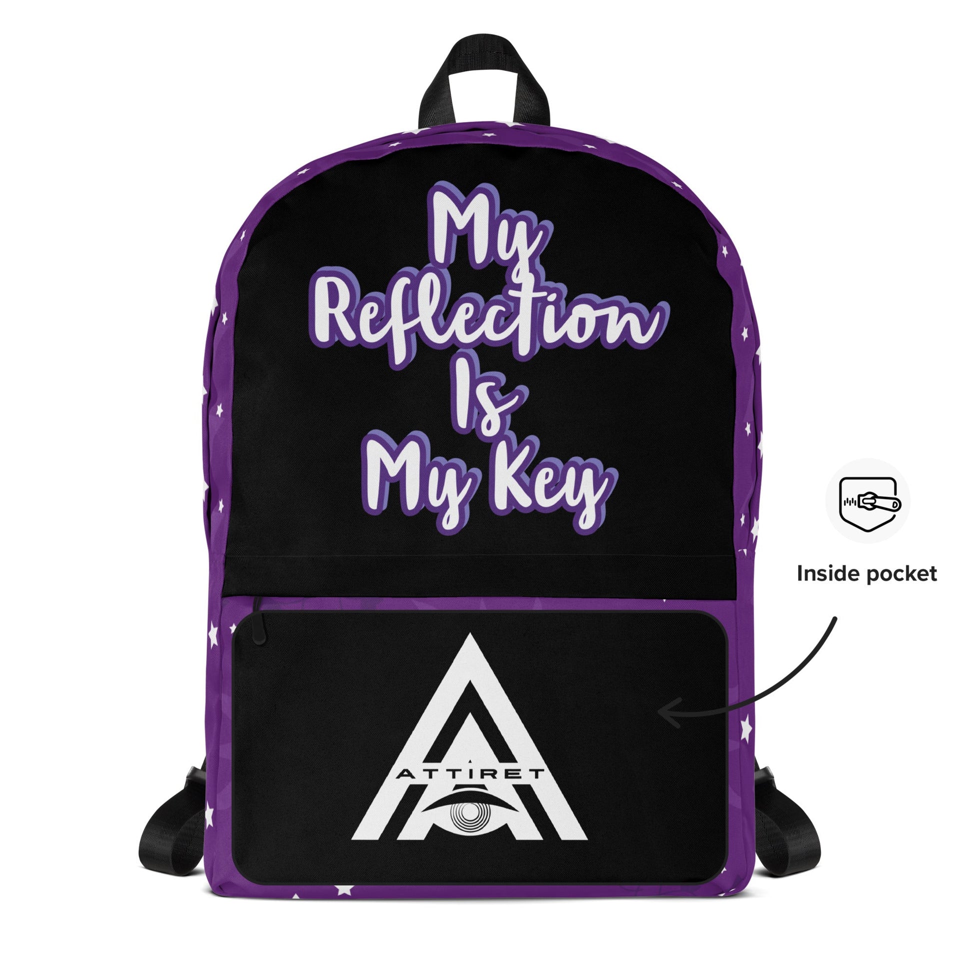 My Reflection is Key Luxury Custom Backpack Attire T LLC