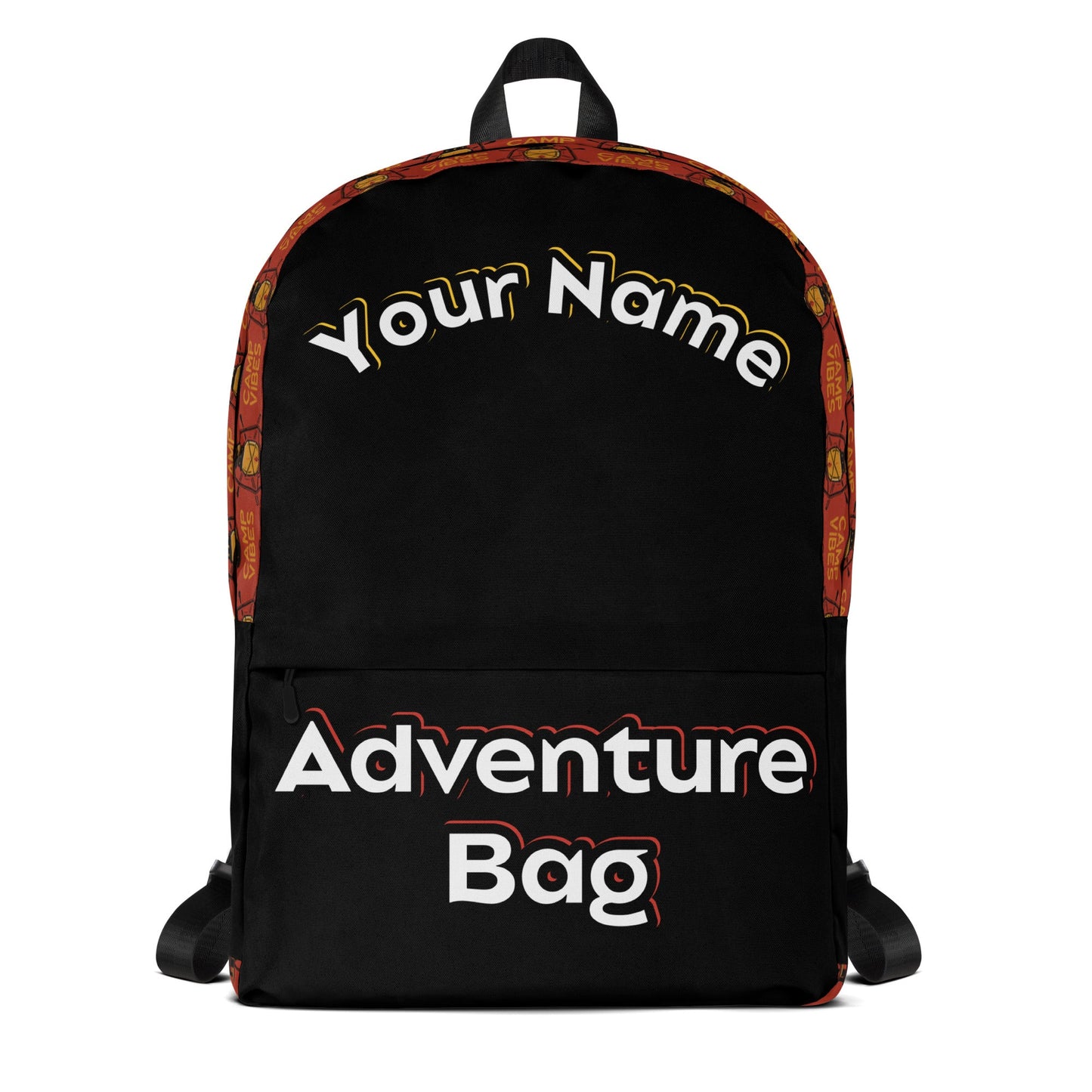 Personalized Custom Name Unisex Camping Traveling Outdoor Overnight Trip Adventure Bag Backpack Attire T LLC