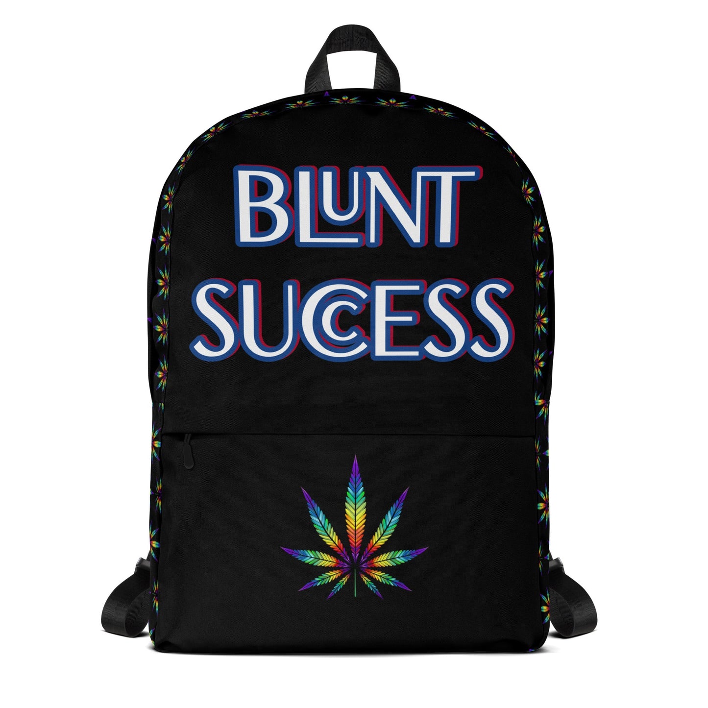 Blunt Success Custom Backpack | Weed 420 humor | Adult Smokers Humor | Bud | Cannabis | Marijuana Bag | Pot Lover Attire T LLC