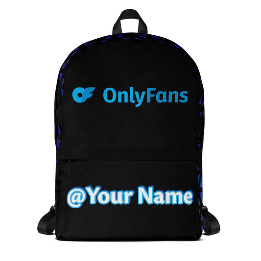 Onlyfans Personalized Custom Name Unisex Backpack | Genderless Gifts | Custom Bag | Custom Carryon |  Personalized Adult Bag | Custom Unisex Bag | Men Women Bag Attire T LLC