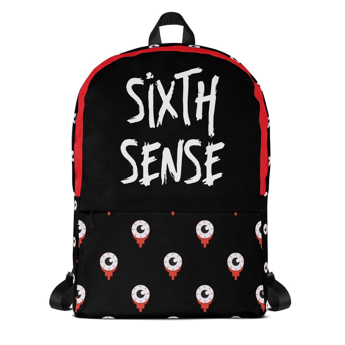 Sixth Sense Eyeball Custom Unisex Backpack Luxury Bag | Custom Design Bag | Designer Backpack | Luxury Men Women Carry On | Shoulder Bag Attire T LLC