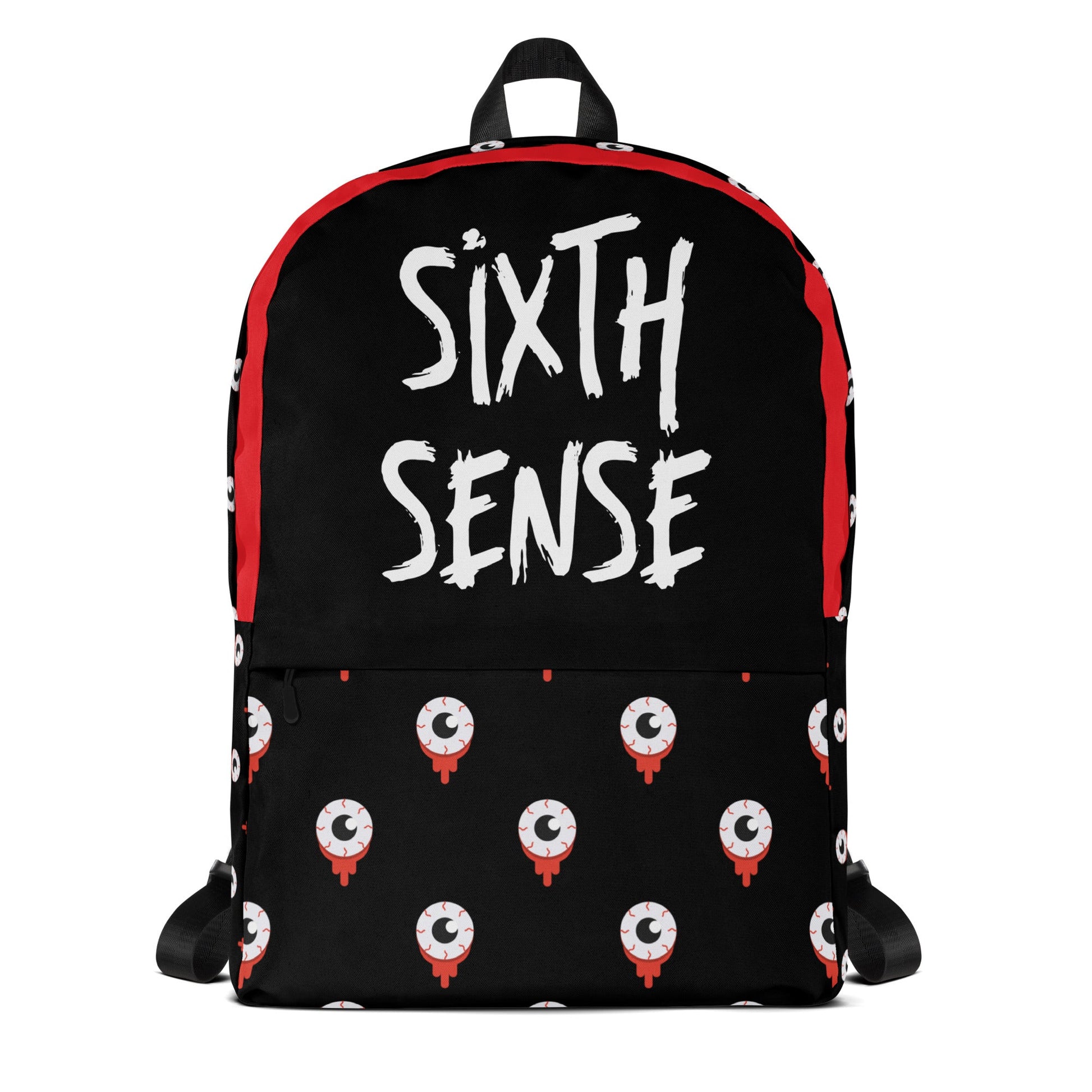 Sixth Sense Eyeball Custom Unisex Backpack Luxury Bag | Custom Design Bag | Designer Backpack | Luxury Men Women Carry On | Shoulder Bag Attire T LLC