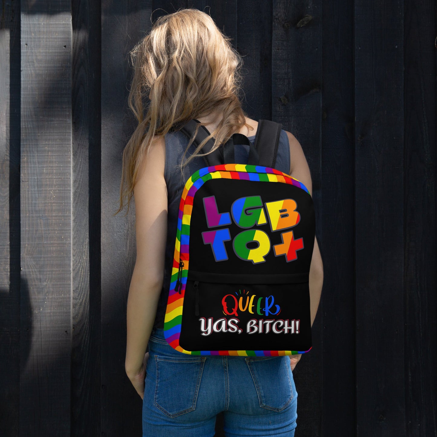 LGBT+ Queer, Yas Bitch Custom Luxury Backpack Attire T LLC