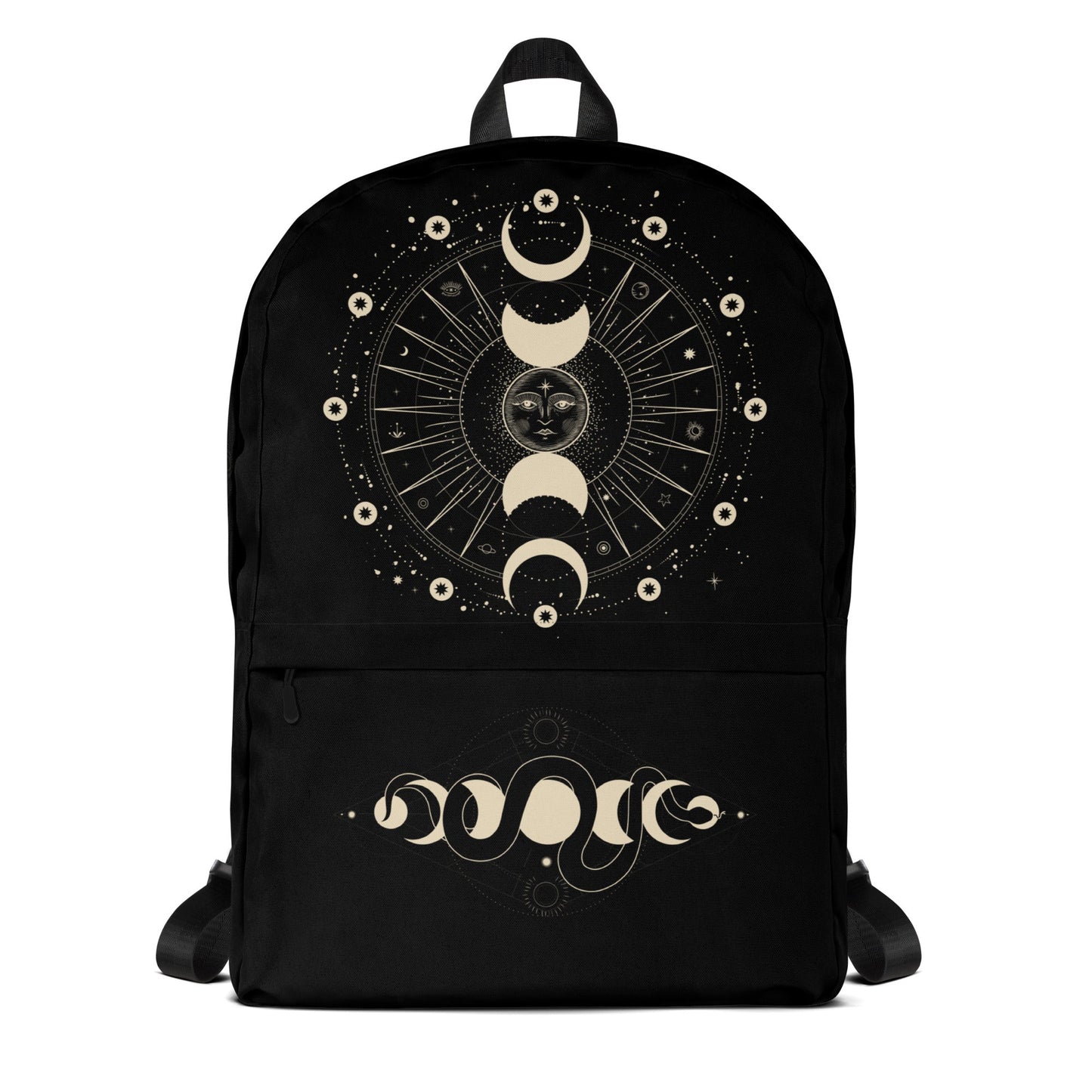 Celestial Serpent LuxePack Luna Snake Sun Spiritual Backpack Attire T LLC