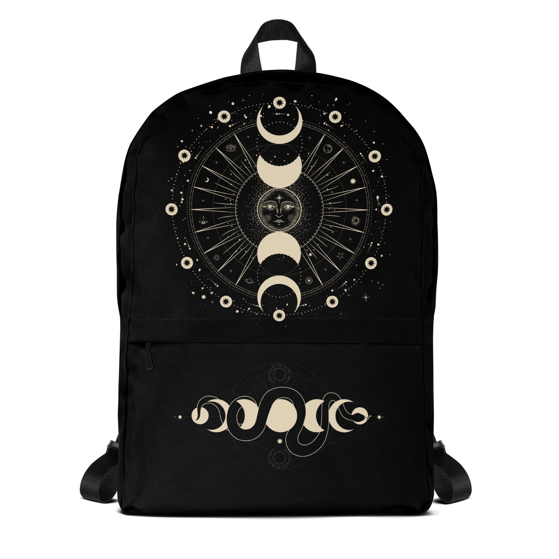 Celestial Serpent LuxePack Luna Snake Sun Spiritual Backpack Attire T LLC