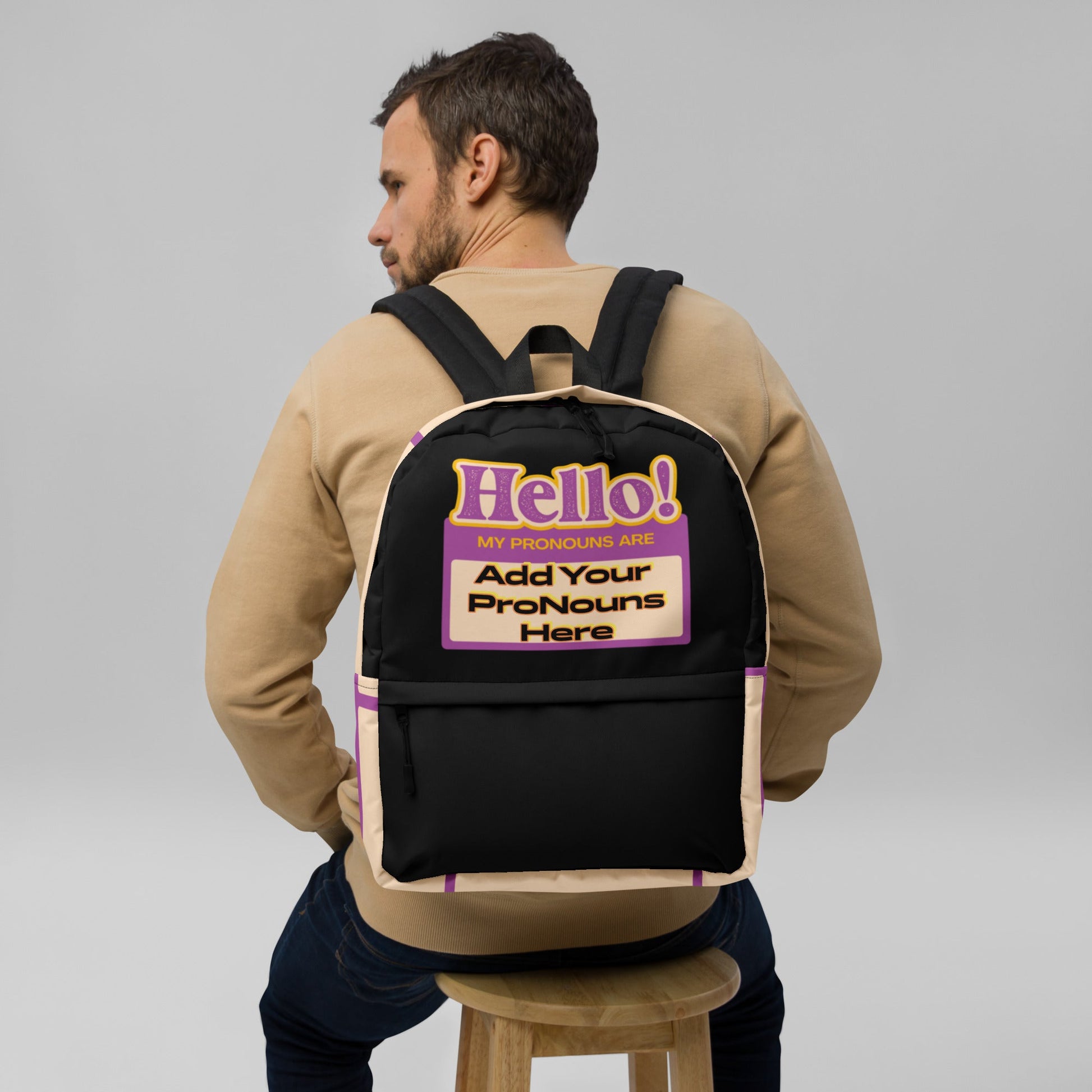 The Ultimate Custom Personalized Pronoun Powerhouse Backpack Attire T LLC