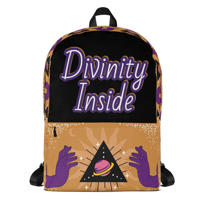Divinity Inside Backpack front view by ATTIRET