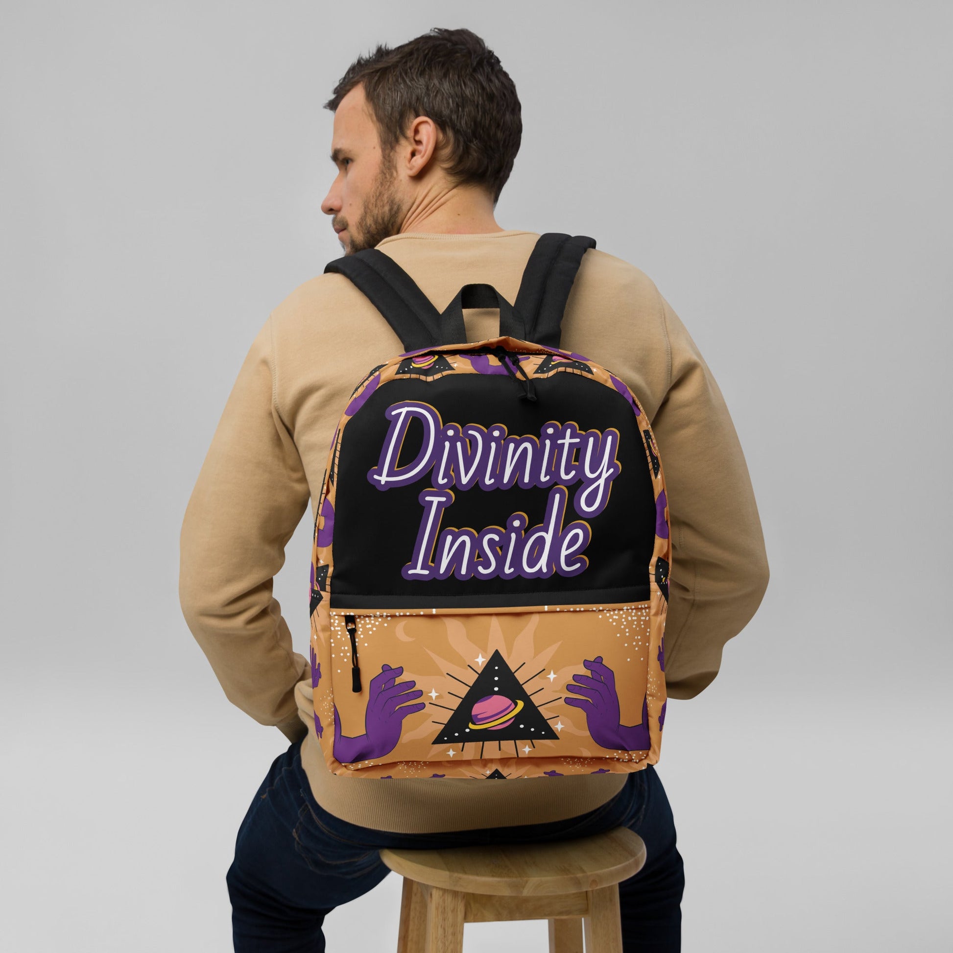 Divinity Inside Luxury Unisex Backpack Attire T LLC