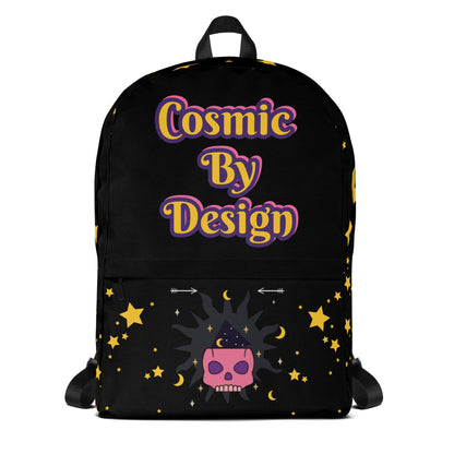 Celestial Conqueror Skullscape Backpack front view by ATTIRET