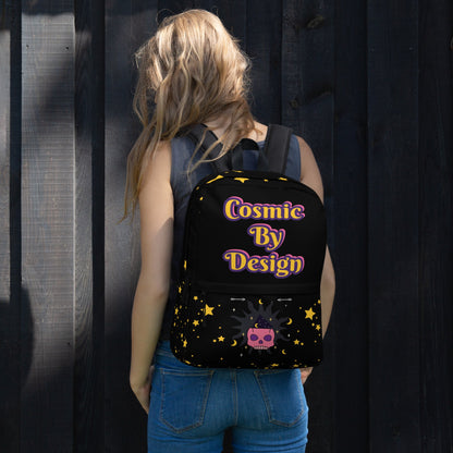Celestial Conqueror Skullscape Backpack front view by ATTIRET