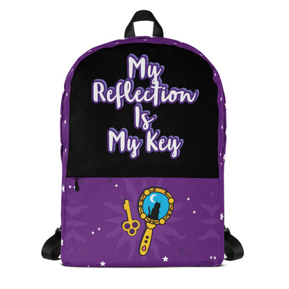 My Reflection Is Key Backpack front view by ATTIRET