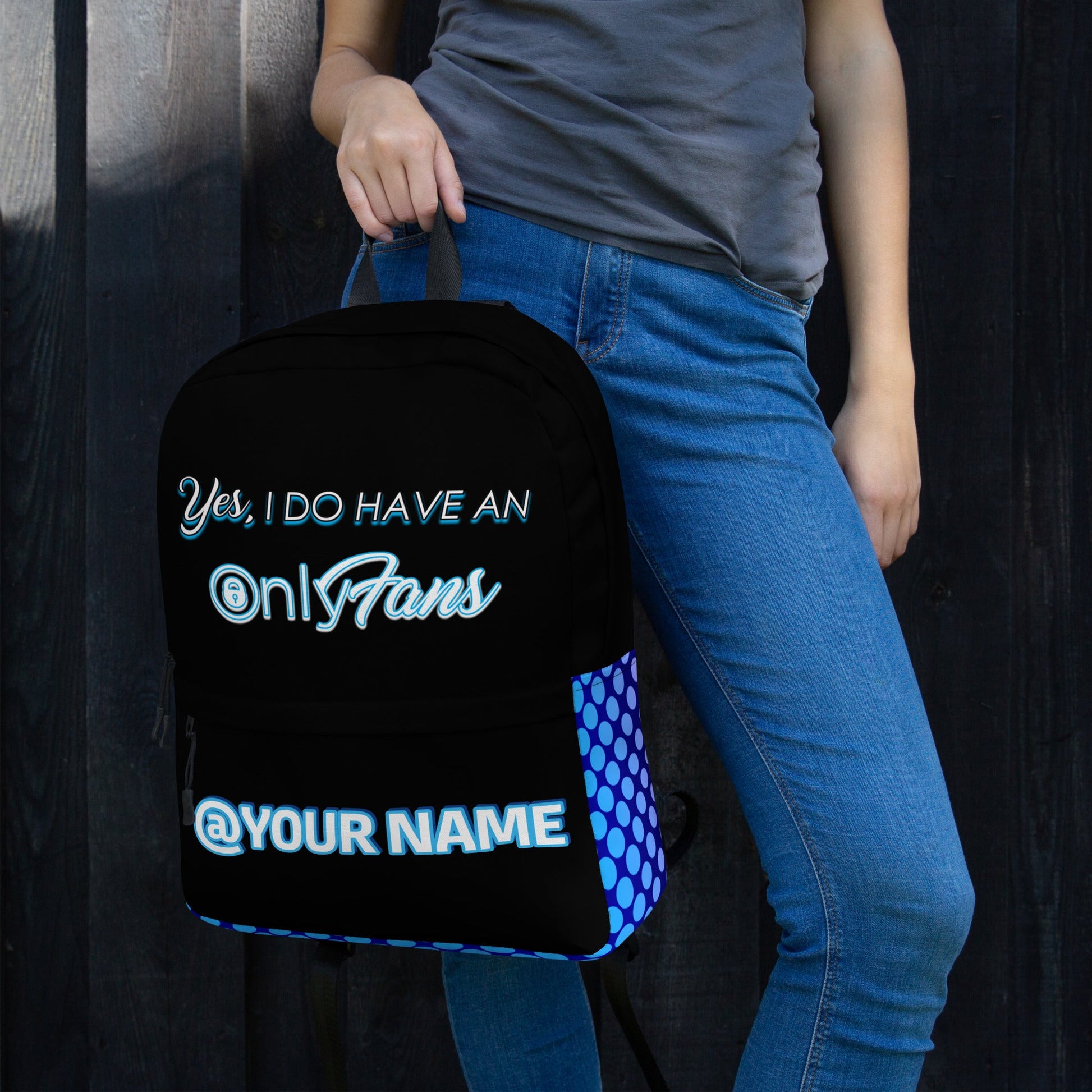 Yes, I Do Have an Onlyfans Custom Personalized Backpack | Men Women Unisex Bag | Custom Overnight Bag | Personalized Content | Influencer Gifts Attire T LLC