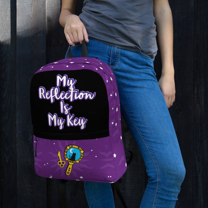 My Reflection Is Key Backpack left-side view by ATTIRET