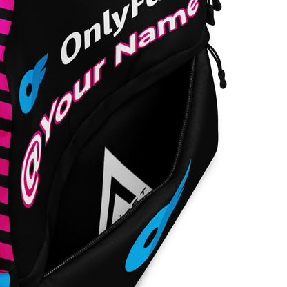 Personalized OnlyFans Pink Creator Backpack by ATTIRET