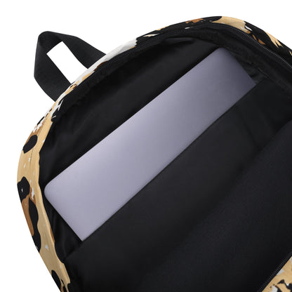 Personalized Roman Numeral Animal Print Backpack product detail view by ATTIRET