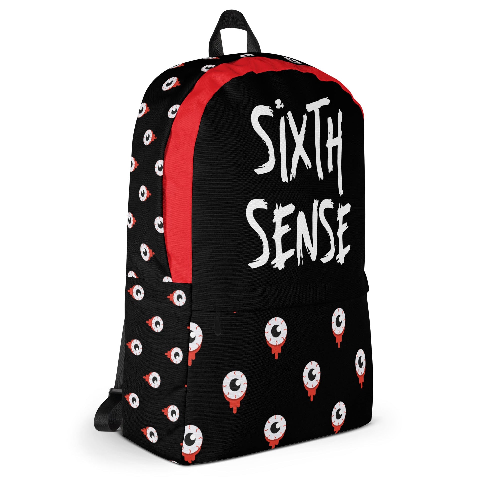 Sixth Sense Eyeball Custom Unisex Backpack Luxury Bag | Custom Design Bag | Designer Backpack | Luxury Men Women Carry On | Shoulder Bag Attire T LLC