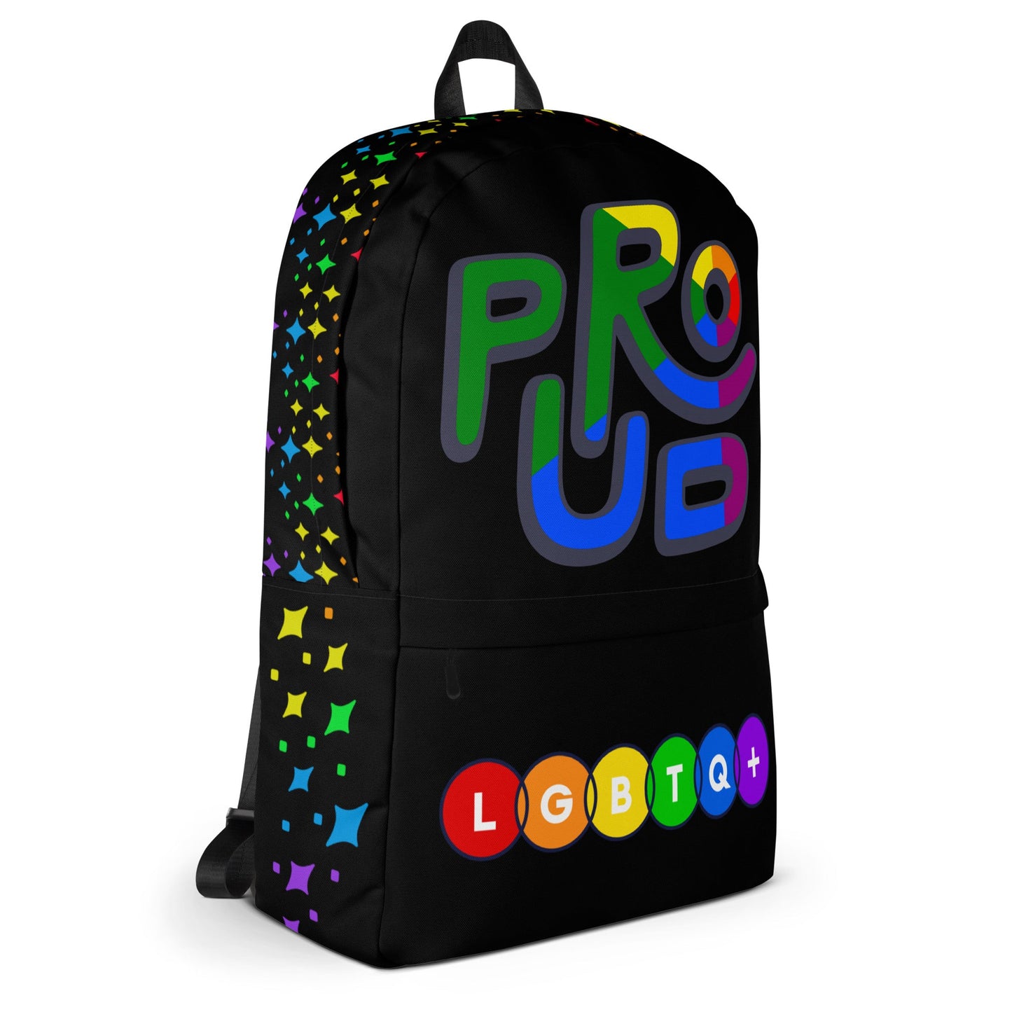 LGBTQ+ PROUD PRIDE Custom Unisex Backpack Luxury Bag Attire T LLC
