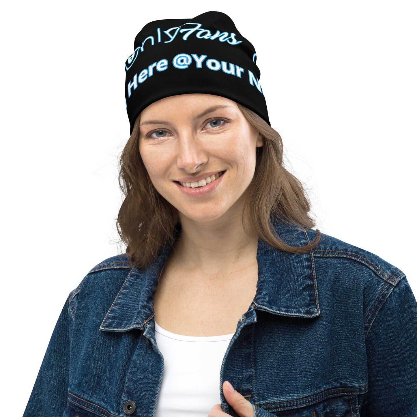 Onlyfans Personalized Custom All-Over Print Beanie Attire T LLC
