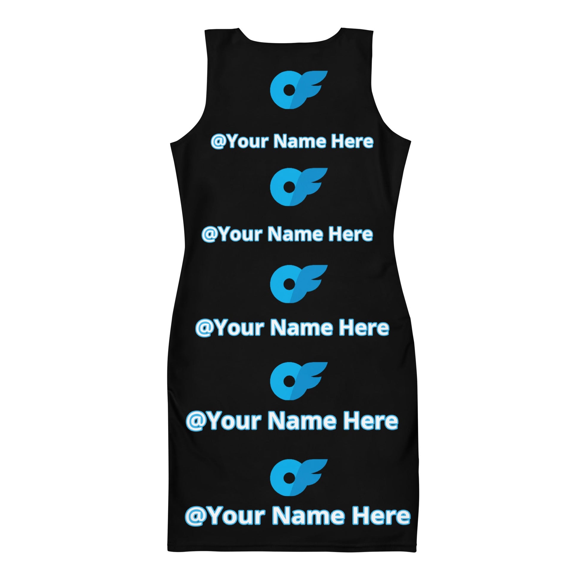 Peek-a-Boo Perfection Custom OnlyFans BodyCon Dress Personalized Attire T LLC