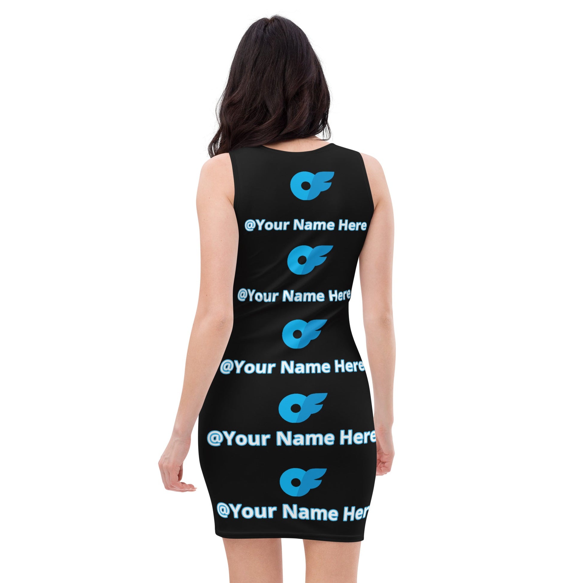 Peek-a-Boo Perfection Custom OnlyFans BodyCon Dress Personalized Attire T LLC