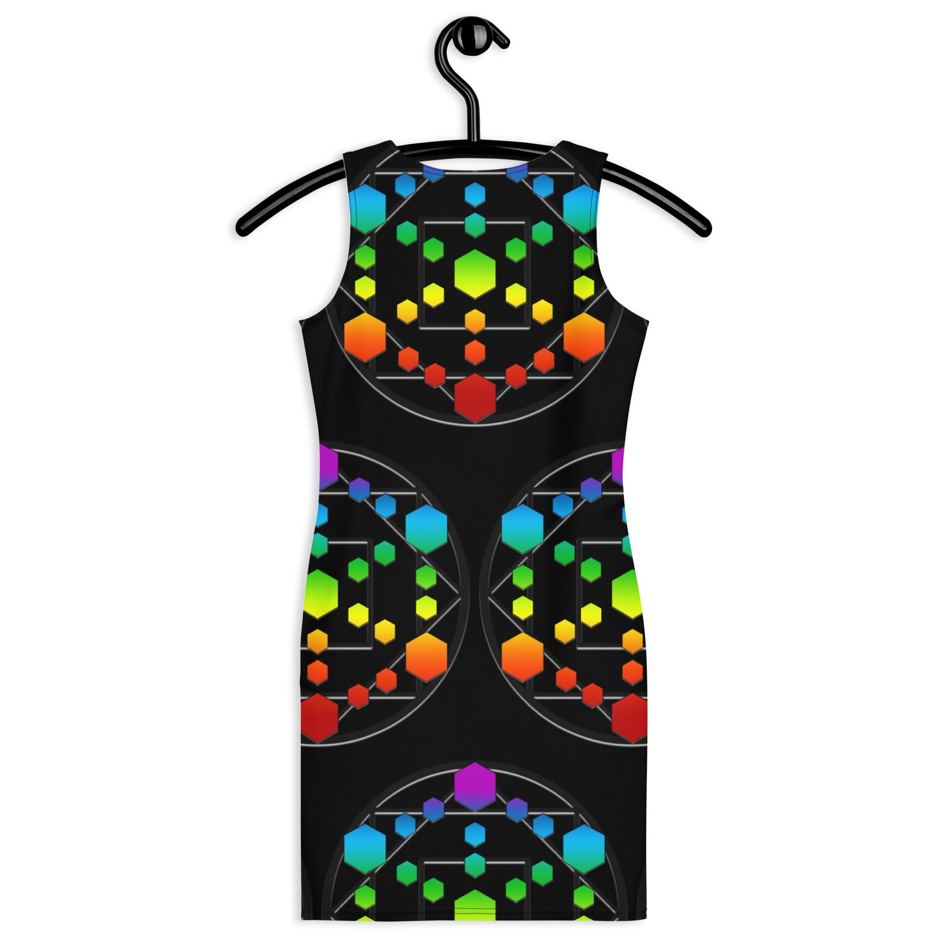 God Body With Chakra Colors Unleash Your Inner Goddess Bandage Bodycon dress Attire T LLC